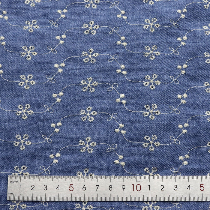1pc Floral Print Polyester Fabric, 51.18x19.68 inch Precut, Perfect for Party Decorations, and Craft Projects, Hair Ties, DIY Quilting & Sewing, Patchwork, Backdrop Fabric, Diy Bag Wallet Making