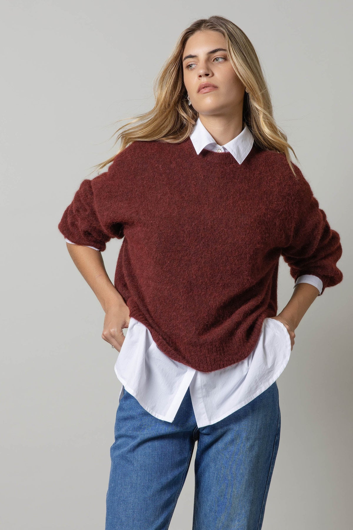 The Luxe Whisper Crew Neck Sweater