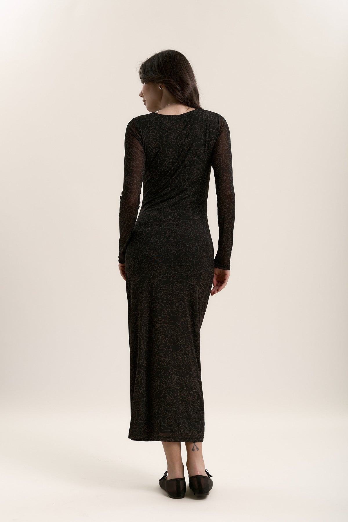 Samara Long Sleeve Mesh Dress