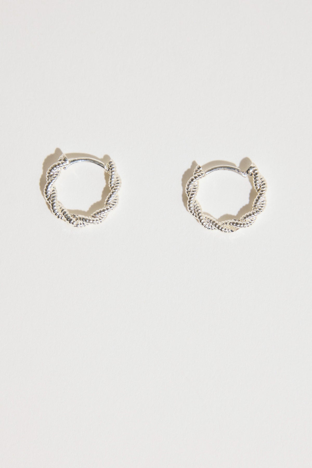 Atelier 19 Twisted Huggie Earrings