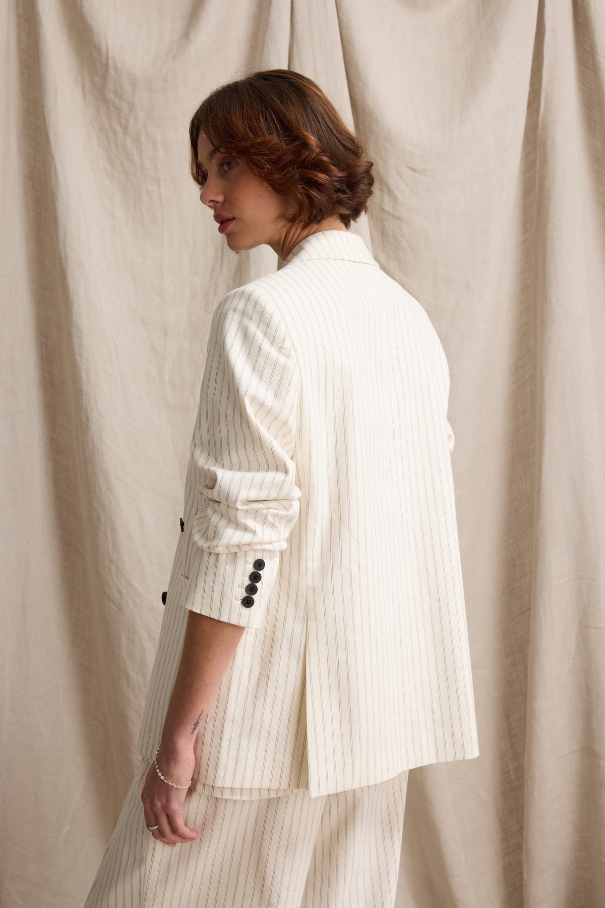 Piper Linen Blend Blazer