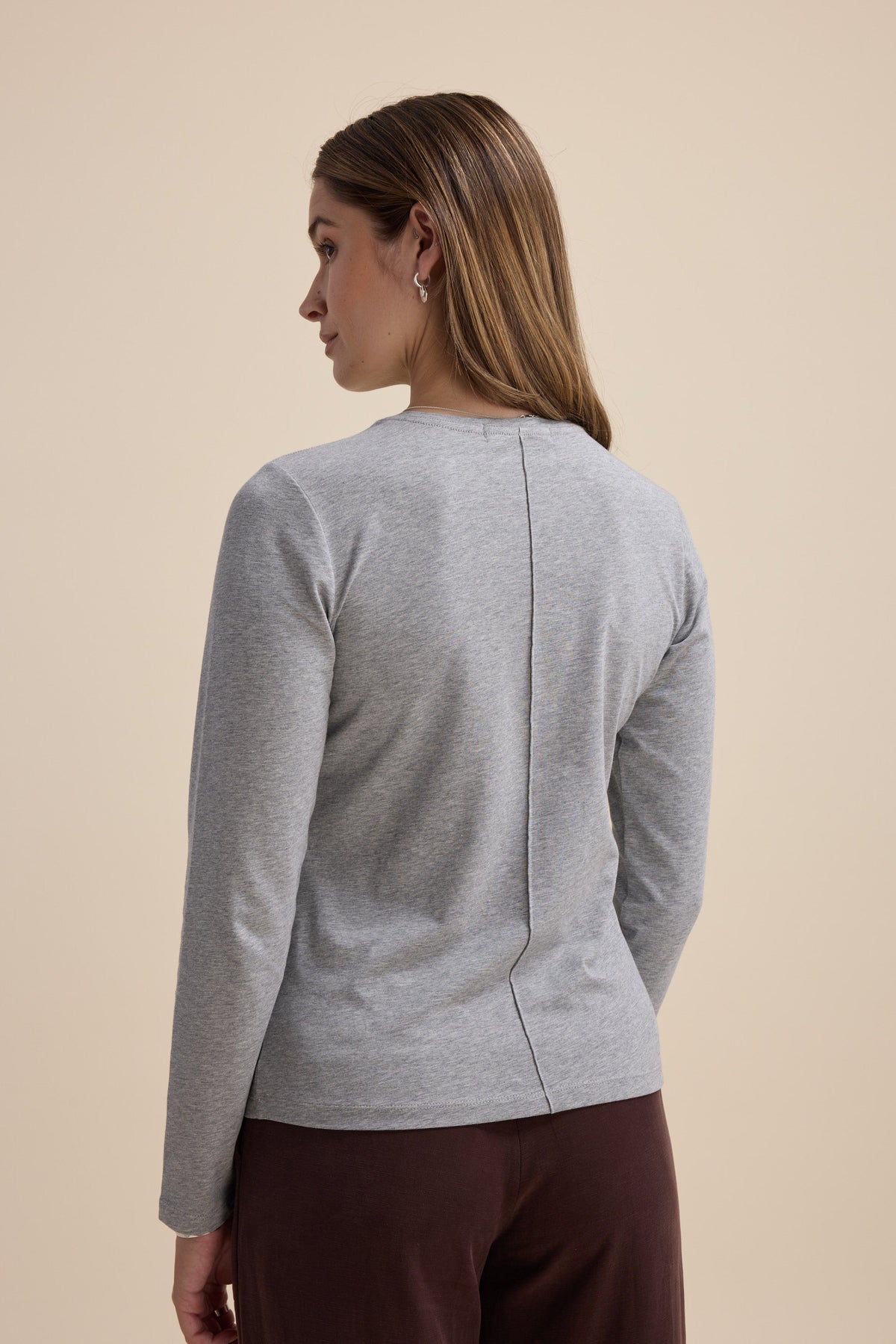 Elementary Pintuck Long Sleeve Tee