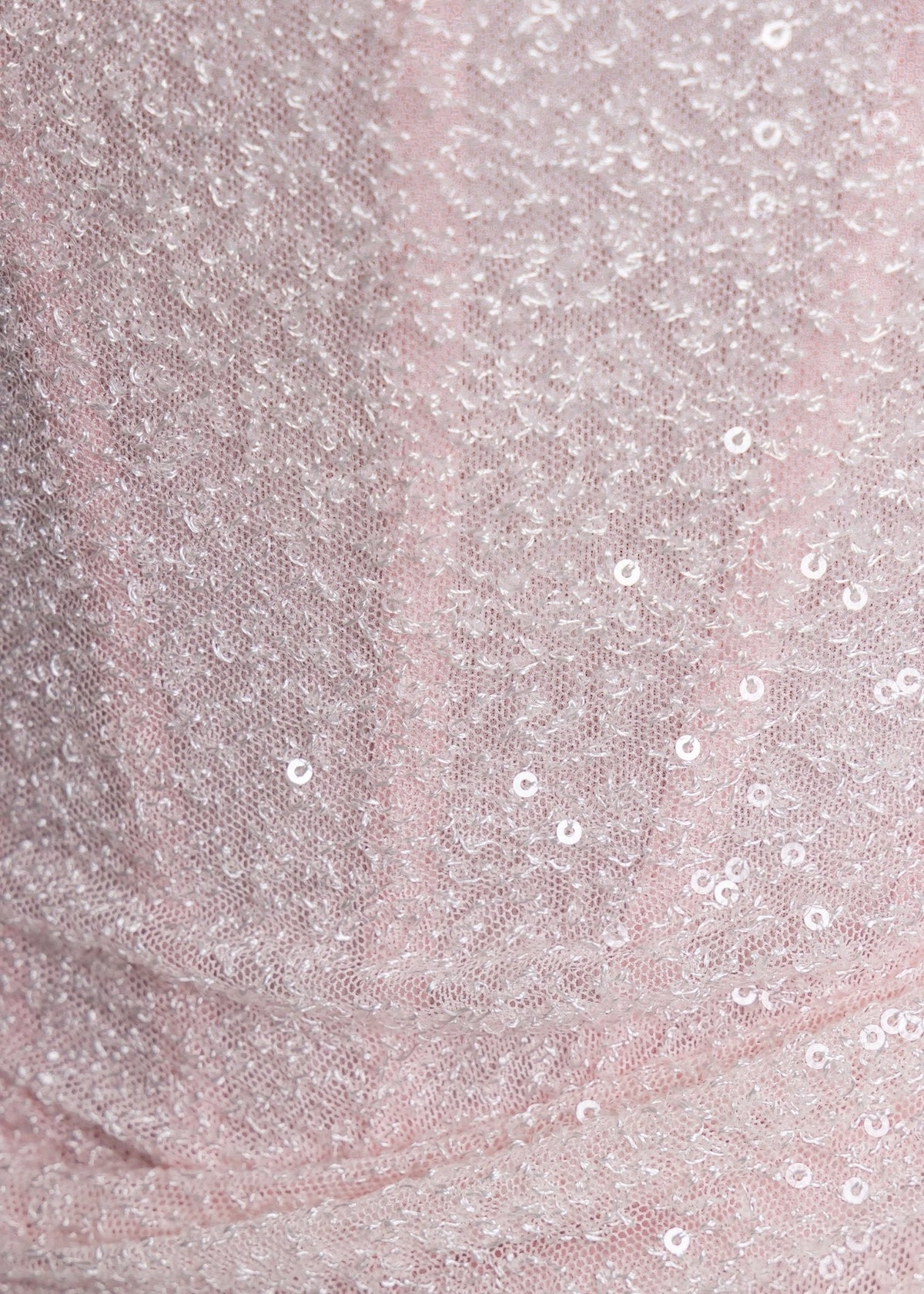 Beauty Treasure Sequin Strapless Gown - Pink