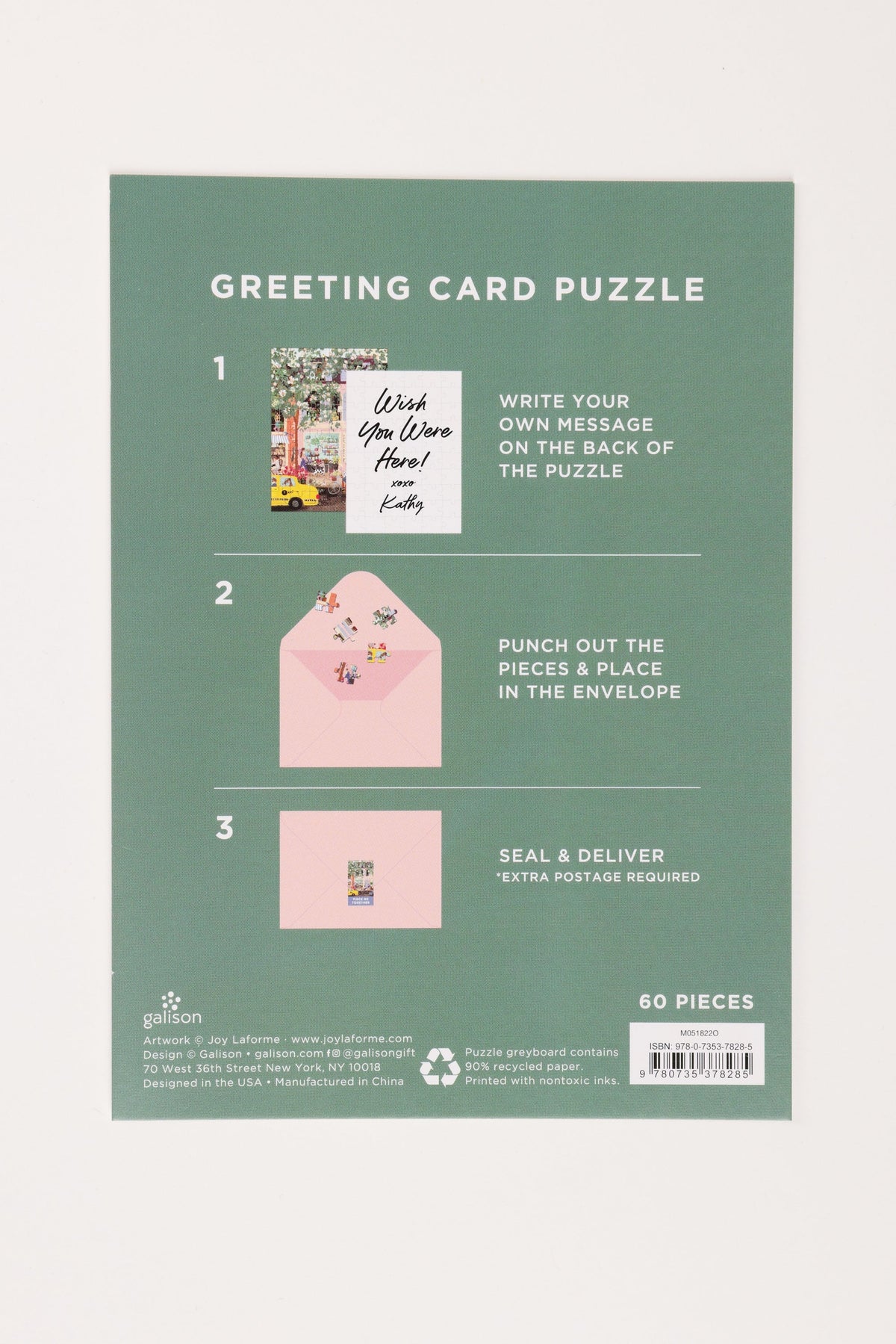 Spring St Puzzle Greeting Card