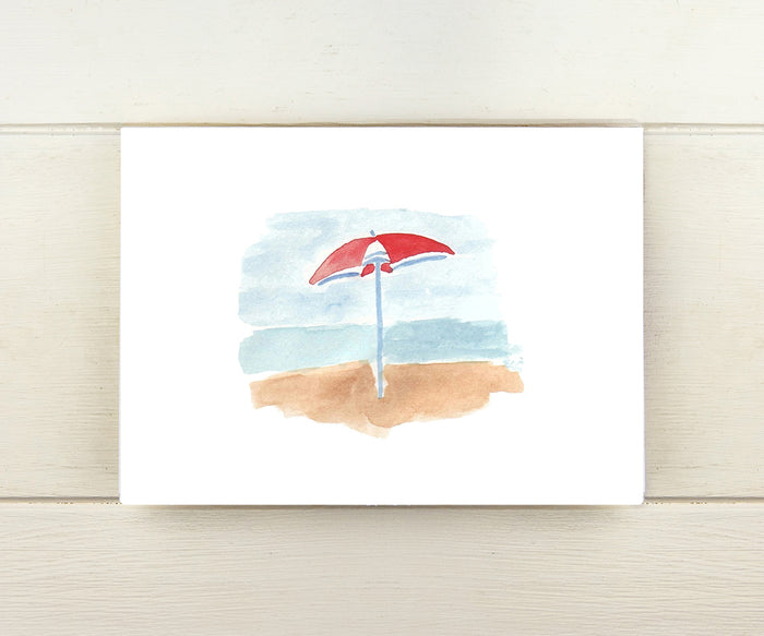 Beach Umbrella Card