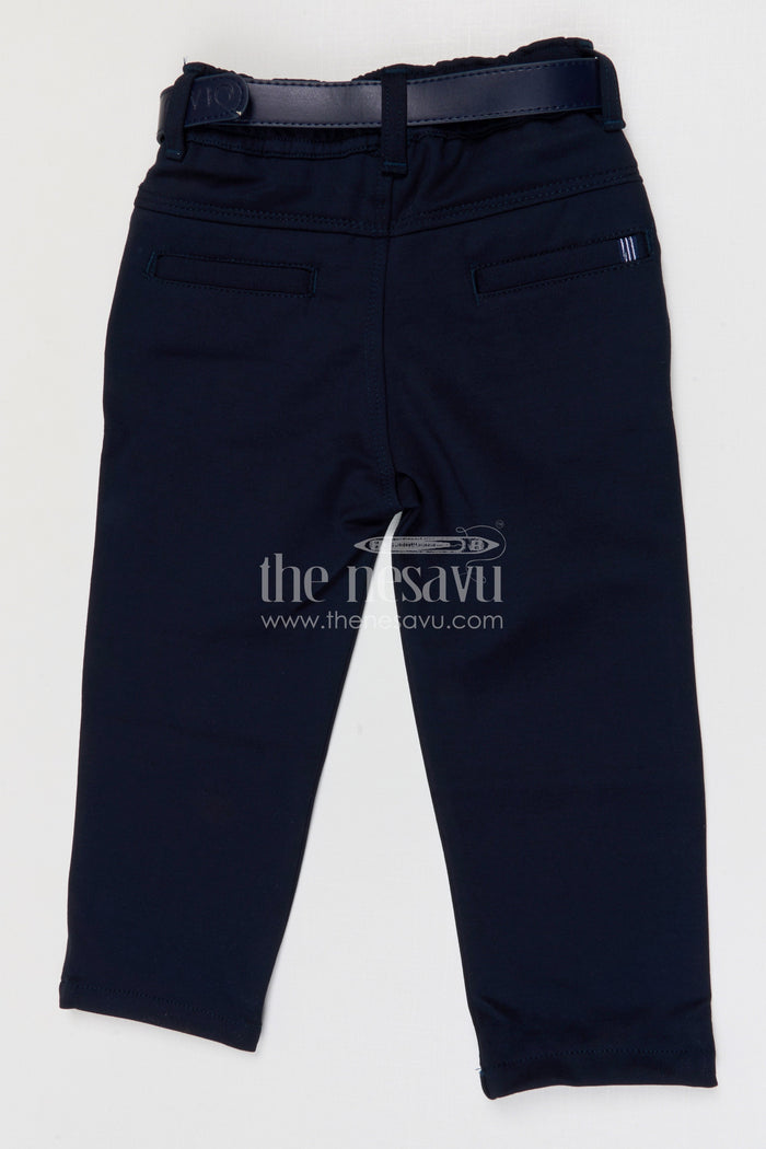 The Nesavu Boys Pant Boys Casual Cotton Pants for School and Daily Activities Nesavu Nesavu boys cotton pants for school and everyday casual outfits for kids