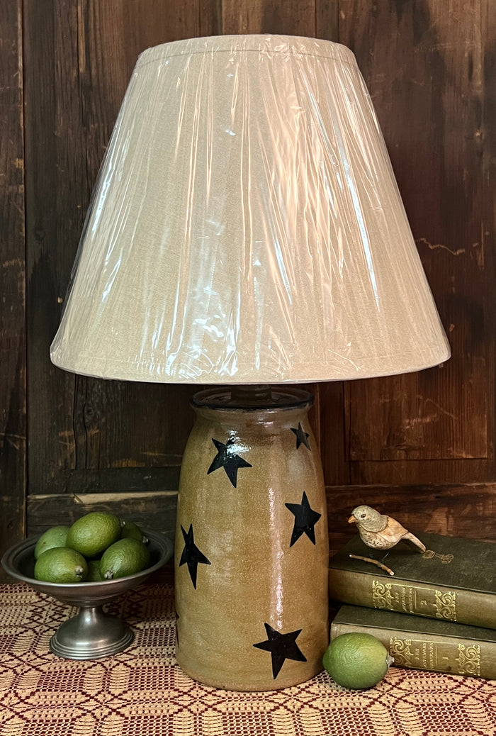 CC-2474 Pottery Star Lamp with Shade
