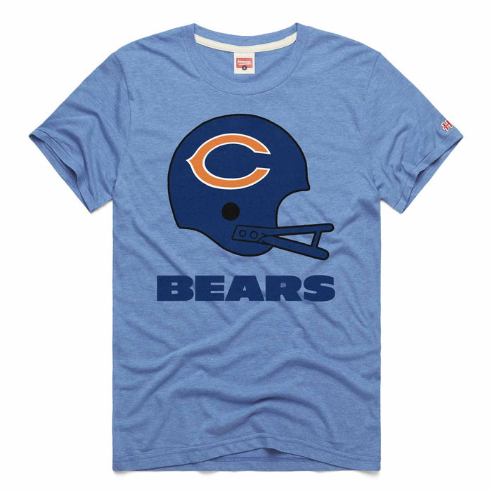 Chicago Bears Homage Big Helmet Short Sleeve T-Shirt