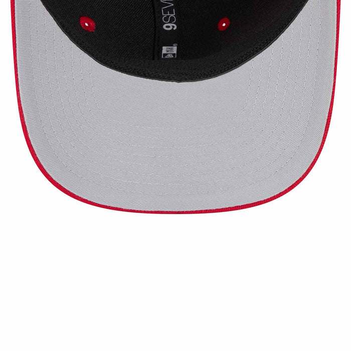 Chicago Blackhawks New Era 9SEVENTY Stretch Snap Red Indian Head Adjustable Cap