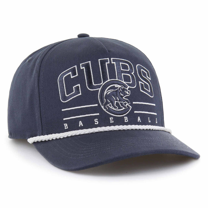 Chicago Cubs 47 Brand Vintage Navy Roscoe Rope Option Hitch Adustable Cap