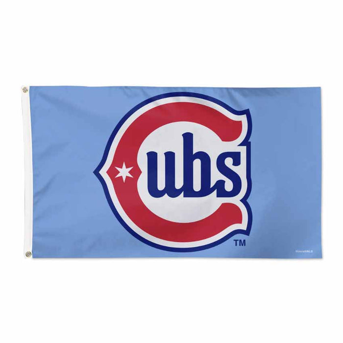 Chicago Cubs Alternate 2 Blues Logo 3' x 5' Deluxe Flag