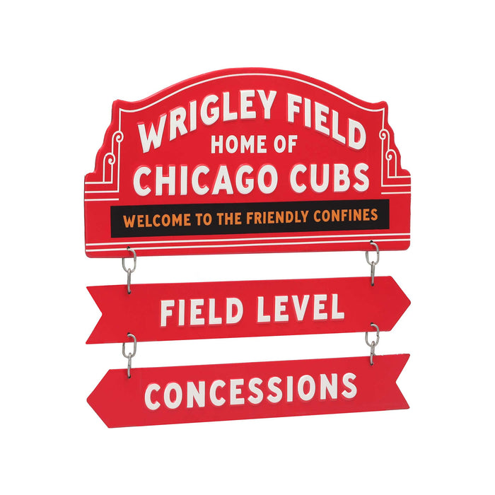 Chicago Cubs Metal Marquee Field Level Concessions Sign