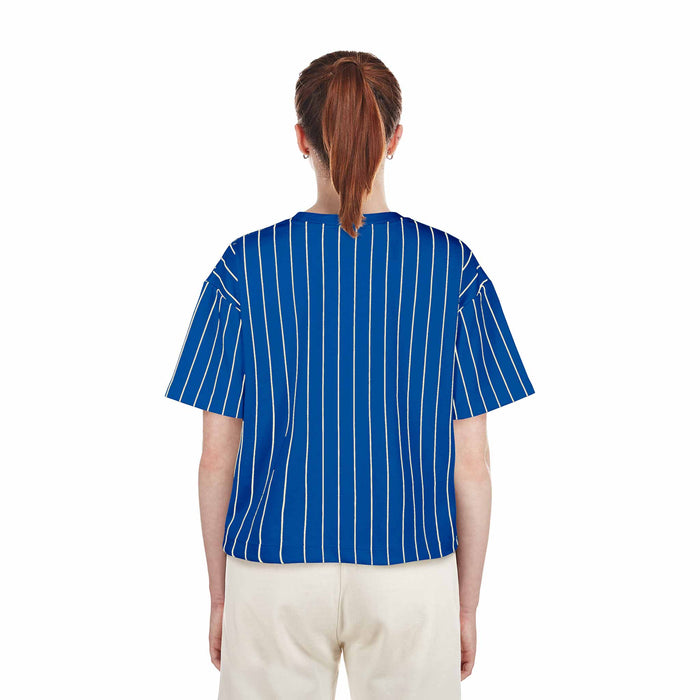 Chicago Cubs Women's New Era Pinstripe T Shirt