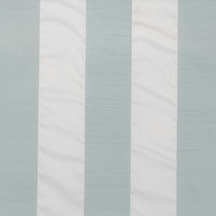 China Seas Fabric: Soho Stripe 6"- Custom Pale Blue on White 100% Cotton Sateen