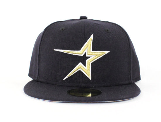 Houston Astros 1999 Retro New Era 59fifty Fitted Hat (Navy Gray Under Brim)