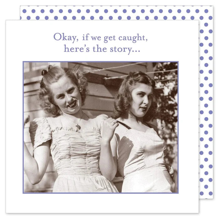 If We Get Caught Cocktail Napkins