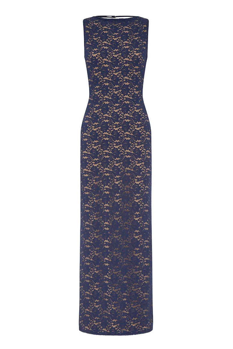 Janie Maxi Dress - Navy
