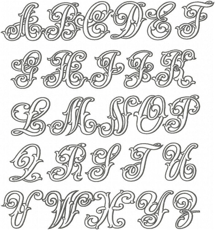 JEWELERS MONOGRAM FONT
