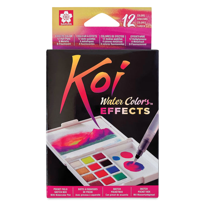 Koi Water Color Pocket Field Sketch Box