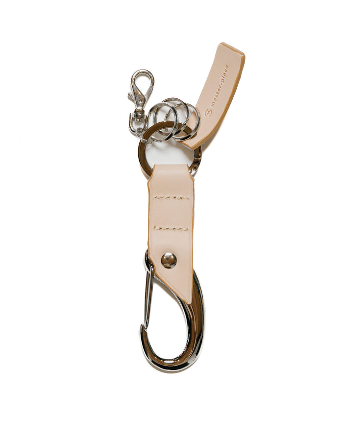 lost & found master-piece master-piece Magatama Key Ring Beige