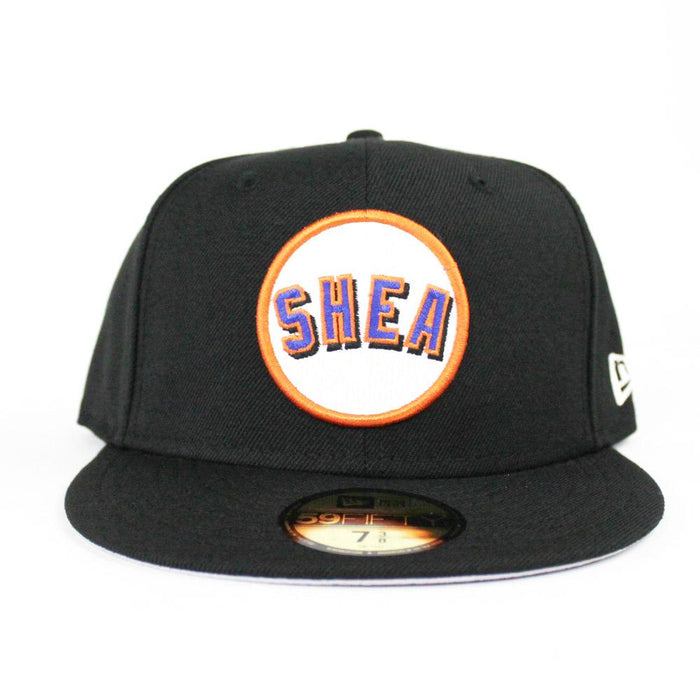 New York Mets Shea Stadium New Era 59Fifty Fitted Hat (Black Gray Under Brim)