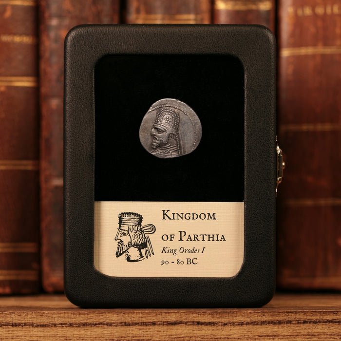 Parthian Empire, King Orodes I, AR Drachm - 90 to 80 BCE - Ancient Persia