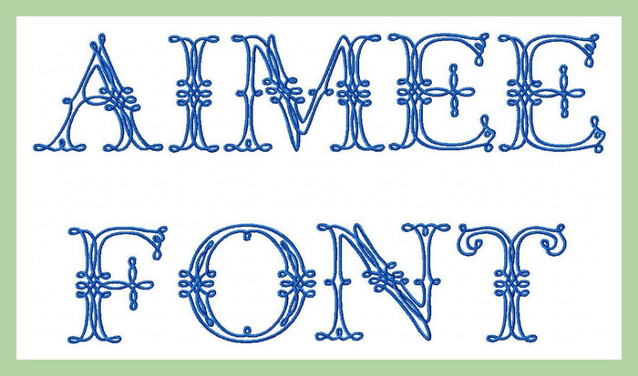 Piping Font