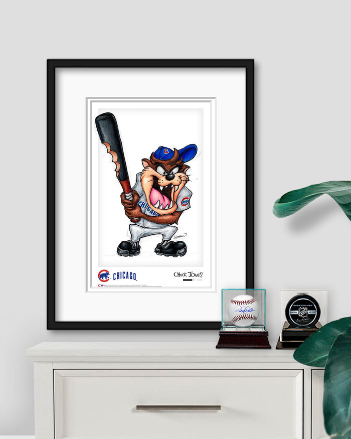 Taz On Deck x MLB Cubs Limited Edition Art Print
