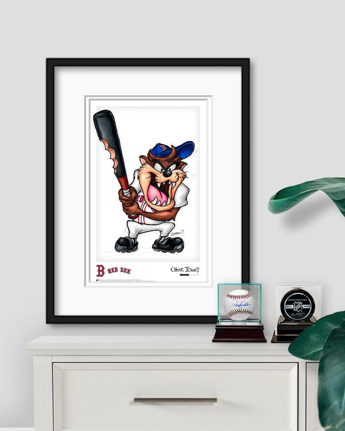 Taz on Deck x MLB Red Sox Limited Edition Art Print