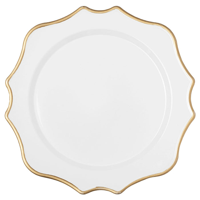 Trieste Gold Porcelain Charger
