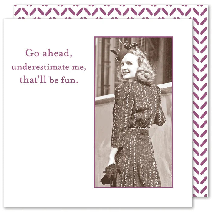 Underestimate Me Cocktail Napkins