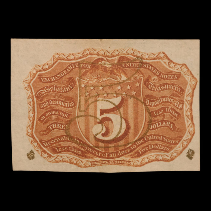 U.S. Fractional Currency, 5¢ Note, Second Issue - 1863 - United States of America