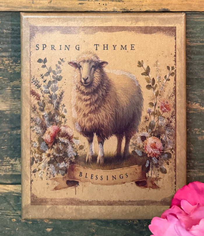 VBD-57 "Spring Thyme Blessings" Canvas Print