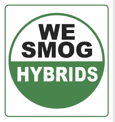 WE SMOG HYBRIDS WE SMOG DIESEL SIGN