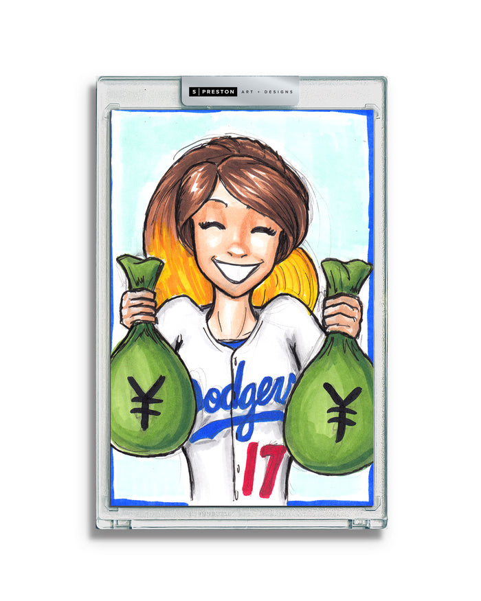 WinS® Every Day Konni Mackenzie Original Art Slab 2023-12-11 - Ohtani Signs