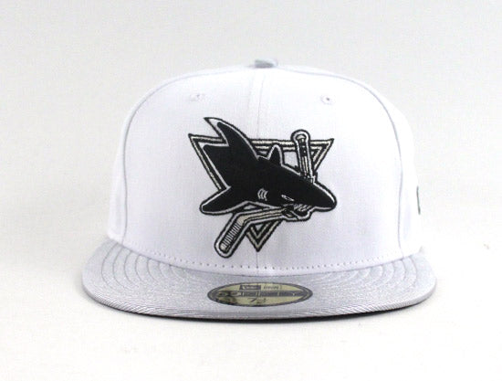 Worcester Sharks New Era 59FIFTY Fitted Hat (AIR JORDAN RETRO 5 METALLIC)