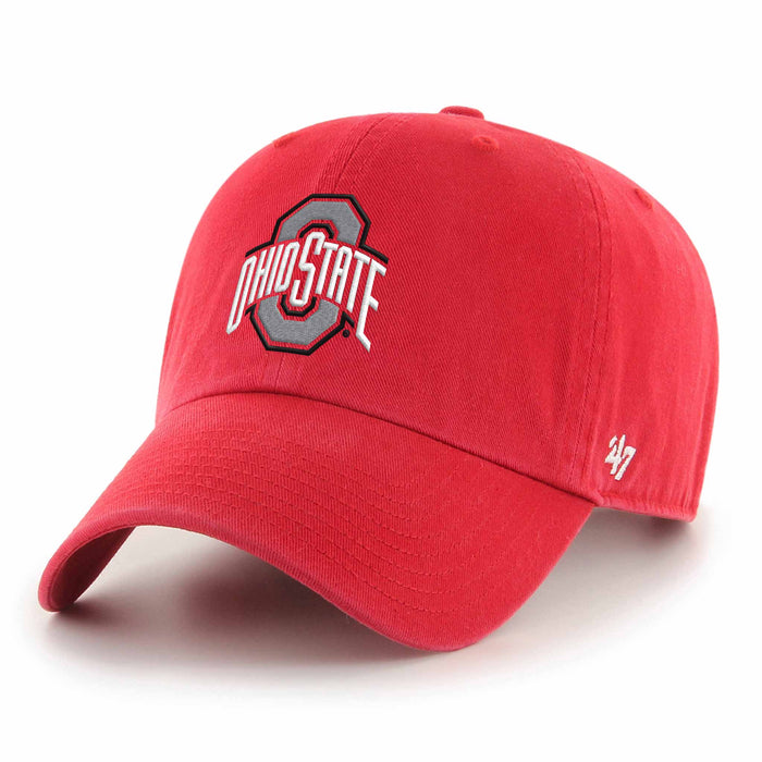Wrigley Field Ohio State 47 Brand Clean Up Adjustable Cap
