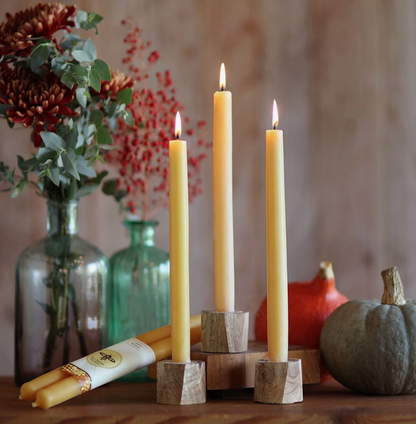 100% Pure Beeswax Tapers