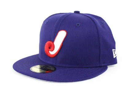 1987 Jacksonville Expos New Era 59Fifty Fitted Hats (Gray Under Brim)