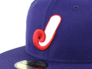 1987 Jacksonville Expos New Era 59Fifty Fitted Hats (Gray Under Brim)