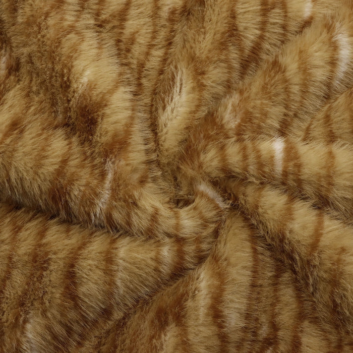 1pc cat pattern  Faux Fur Fabric - 62.99x19.68inch(160x50cm160x50cm) 100%Polyester Material,Non-Stretch, High Density for DIY Crafts - Hand Wash Only Precut Fabric