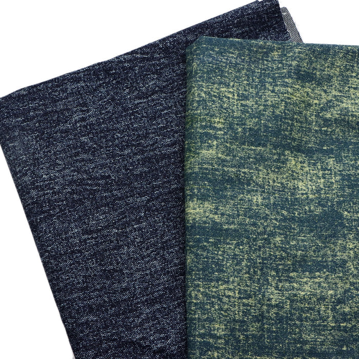 1Pc Pre-Washed stripe Denim Fabric - 59x19.68inch(150x50cm) for Crafting DIY Handmade Precut For Patchwork Craft