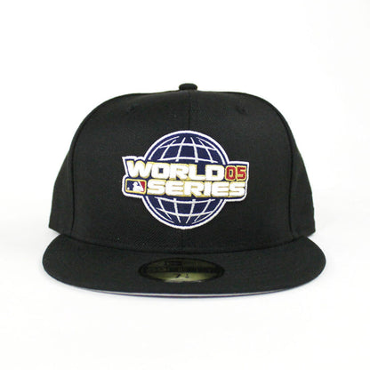 2005 World Series Chicago White Sox New Era 59Fifty Fitted Hat (GRAY UNDER BRIM)
