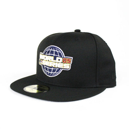 2005 World Series Chicago White Sox New Era 59Fifty Fitted Hat (GRAY UNDER BRIM)