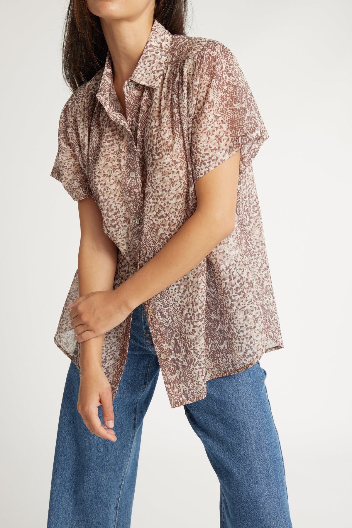 Micheala Button Front Shirt