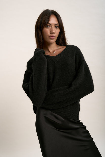 The Luxe Whisper V Neck Sweater