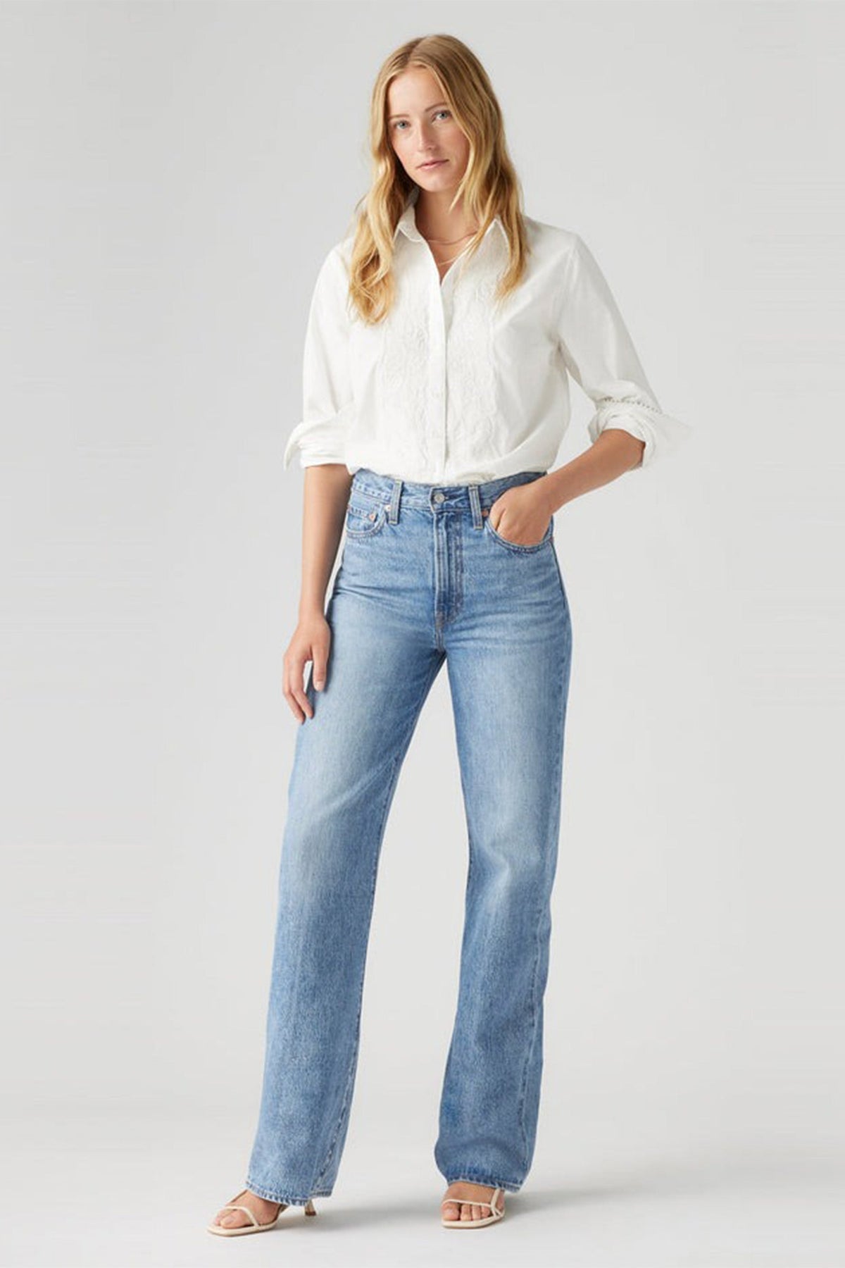 Levi's Ribcage Wide Leg Jeans