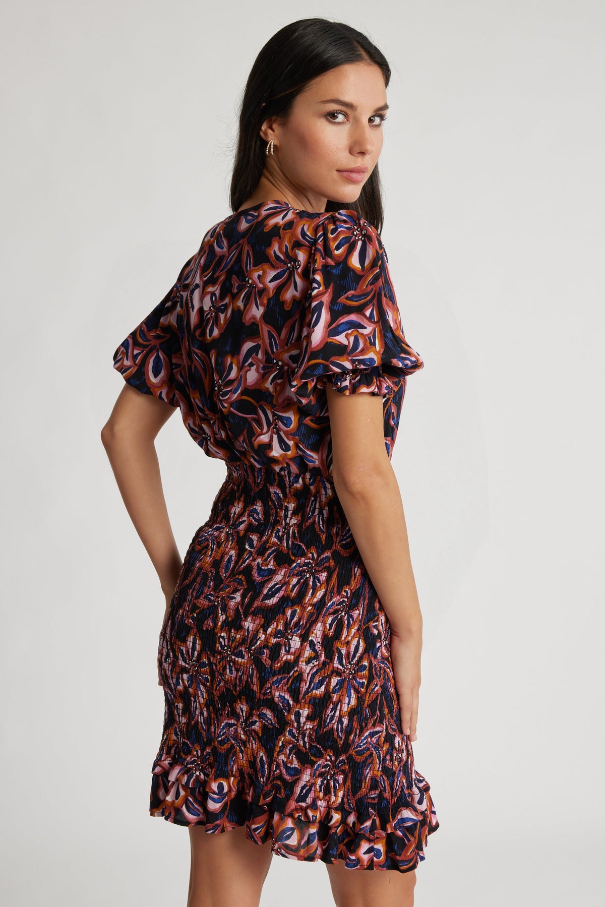Lillian Shirred Dress