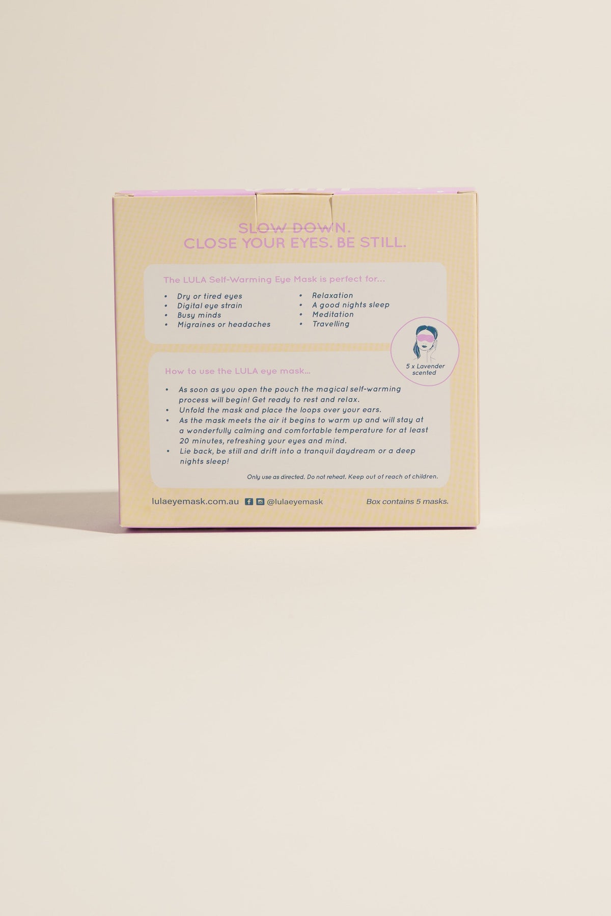 Lula Self Warming Eye Mask