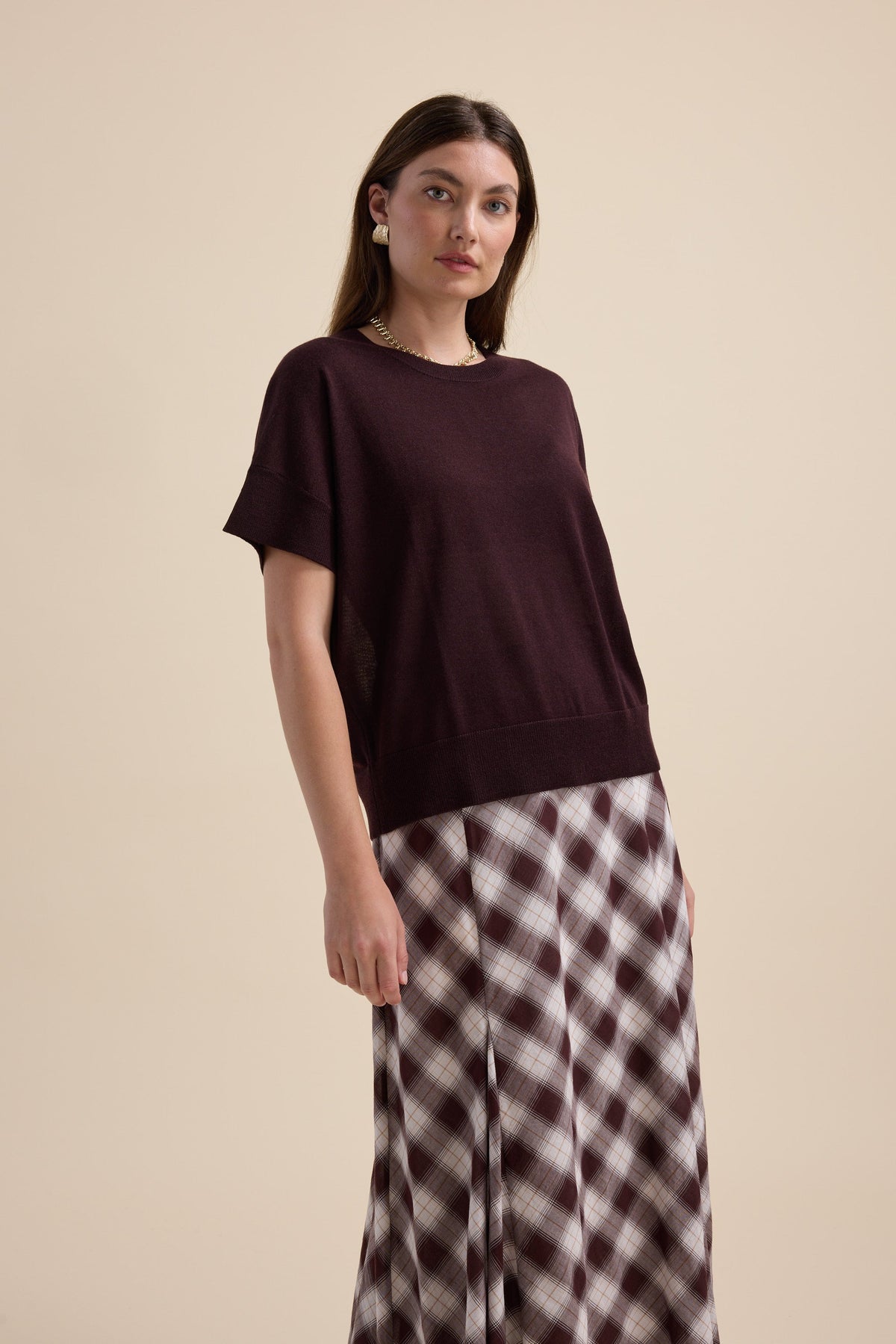 The Merino Silk Knit Tee